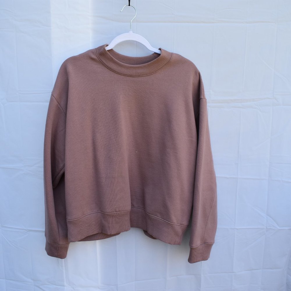 A New Day, Large, brown sweater